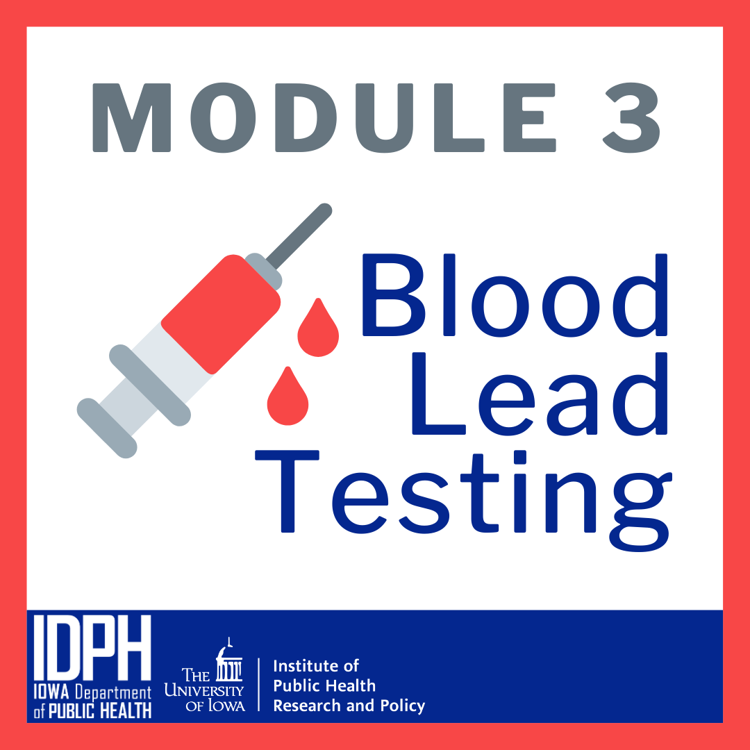 Training Module 3: Blood Lead Testing